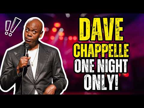 Dave Chappelle: One Night Only - A Stand-Up Special Like No Other!