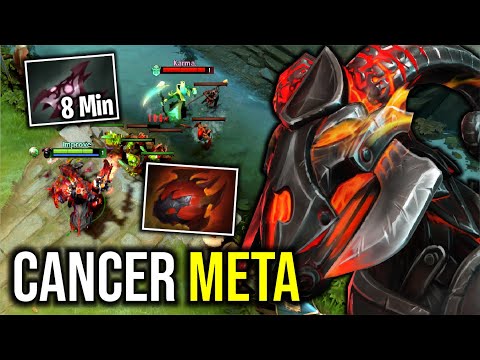 CANCER META..!! Midlane Chaos Knight 8 Min Armlet by Gunnar 7.25 | Dota 2