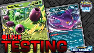 🔴TESTING IN DIRETTA: ARBOLIVA/CROBAT del TEAM ROCKET!  - [Pokémon TCG]