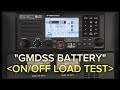 Perform The GMDSS Battery On Off Load Test On Board