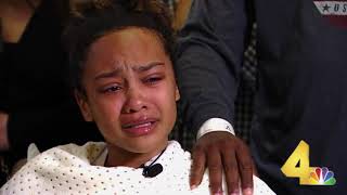 UNCUT INTERVIEW: Stabbing victim Alexis Taylor recalls night mom, brother died video