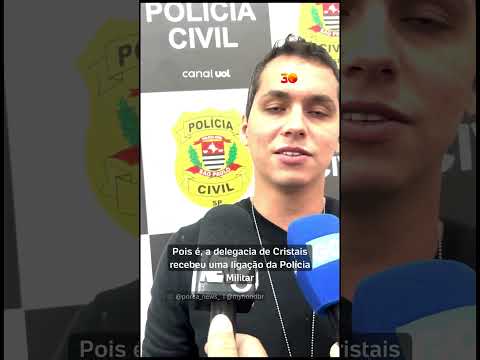 Jovem é preso após empinar moto e provocar acidente em Cristais Paulista (SP)