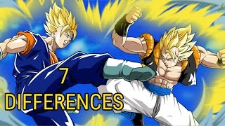 7 Differences Between Gogeta And Vegito