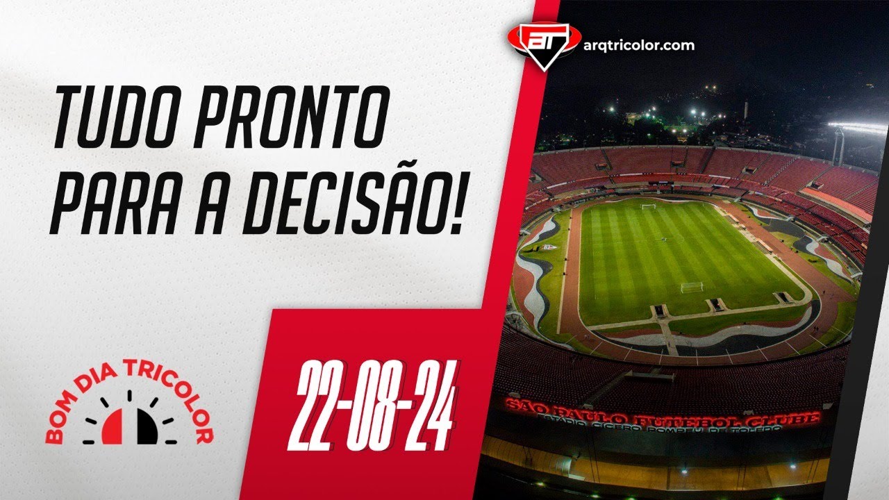 O jogo MAIS IMPORTANTE DO ANO! São Paulo joga pela classificação na Libertadores | Bom Dia Tricolor