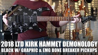 Video thumbnail for Summoning demons with Kirk Hammet's LTD Demonology by George V Guitars