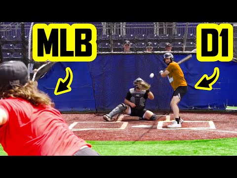 D1 College Kids vs. Major League Baseball Player