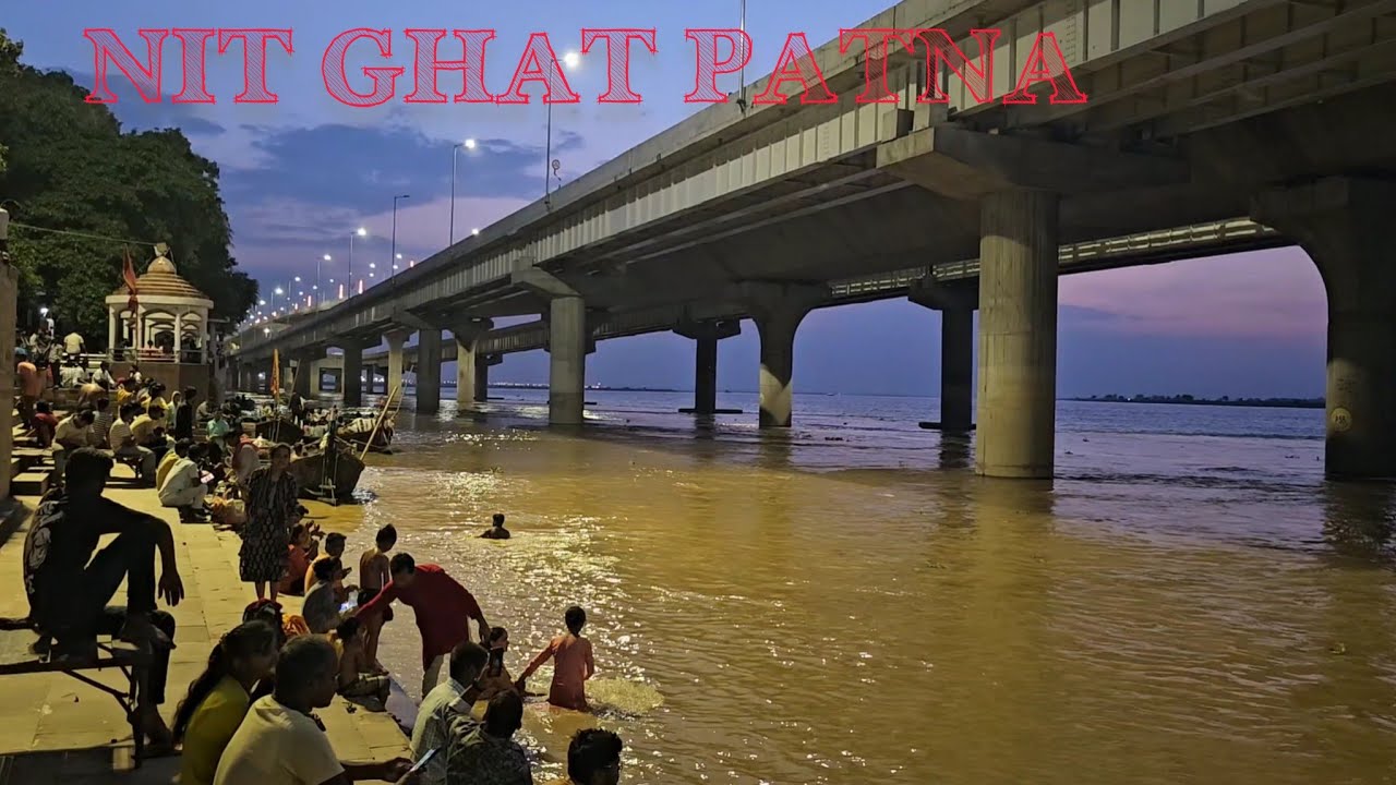 NIT ghat patna during flood | patna famous ganga ghat