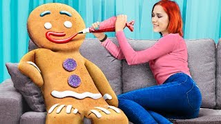 8 DULCES NAVIDEÑOS GIGANTES vs EN MINIATURA