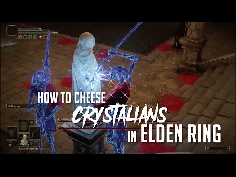 How to Cheese the Crystalians at Academy Crystal Cave in Elden Ring (Easy Kill)