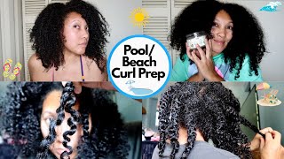 PROTECTING MY CURLS FOR A POOL/BEACH DAY 🏝️👙⛱️ ☀️ | AFTERCARE | AVOIDING CHLORINE DAMAGE 😩