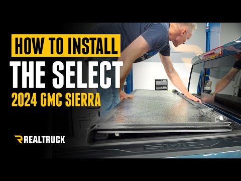 How to Install RealTruck UnderCover Select Hard Folding Tonneau Cover on a 2019-present GMC Sierra