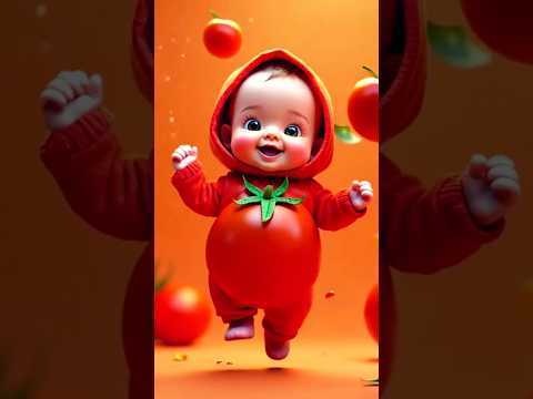 Cute Baby Dance | Aaha Tamatar Bade Mazedar #shorts #rhymes #nurseryrhymes #tamatarsong