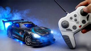 Unboxing of Mercedes-AMG GT3 RC Drift Car with Smoke Effect