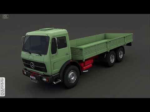 Mercedes Benz NG 1632 3D Model
