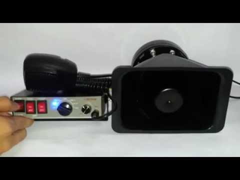 Police Siren 200Watt Wired 9 Tone With Microphone For Sale