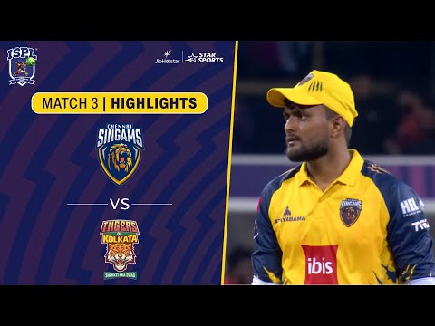 Sarfaraz Khan’s 45-run knock help Chennai to start season 3 with a win | Highlights #ISPLonJioStar