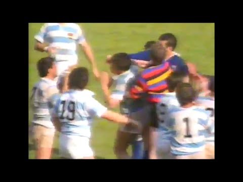 Pedro Sporleder vs Mat Keenan in double red card bust up