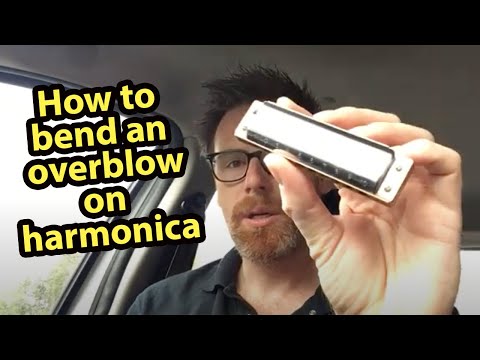How to Bend an overblow on harmonica.