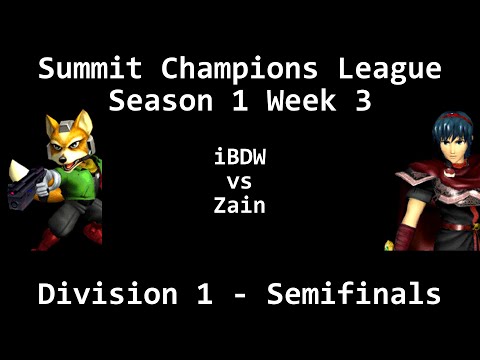 SCL1.3 - iBDW (Fox) vs Zain (Marth) - Division 1 - Semifinals