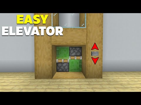 How to make a working Elevator In Minecraft Bedrock! (mcpe)