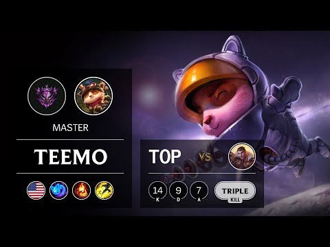 Teemo Top vs Jayce - NA Master Patch 9.21