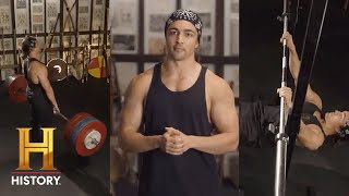 Omar Deadlifts like a Viking Warrior | Ancient Workouts with Omar | #Shorts | History