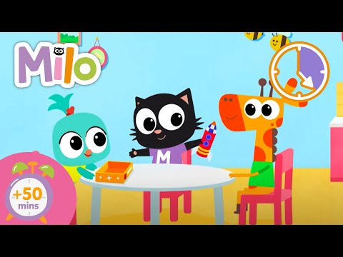 As ATIVIDADES e EPISÓDIOS MAIS DIVERTIDOS de Milo 😻 | +50 minutos | Artesanato + jogos + episódios