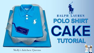 Polo Shirt Cake Tutorial  Molly’s Kitchen Queens
