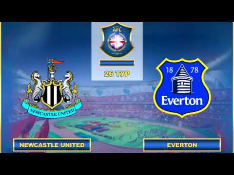 AFL. England. Premier League. 26 Tour. Newcastle United - Everton