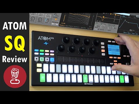 PreSonus Atom SQ MIDI Keyboard Controller 2020 - Black image 7