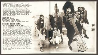 Frank Zappa - 1967 - Agency Man - Apostolic Studios NY City.