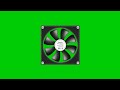 Computer Fan Green Screen Background Animation Effects Overlay HD