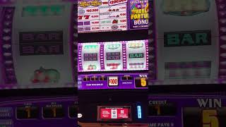 $100😮 spin on wheel of fortune unbelievable big win! 🎡💸 #slotmachines #vegas #winning Video Video