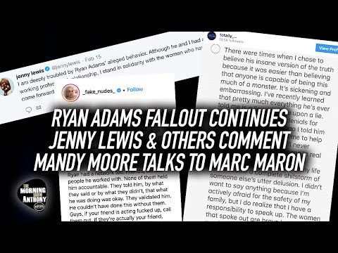 Ryan Adams Fallout Continues: Other musicians comment, Mandy Moore Speaks to Marc Maron