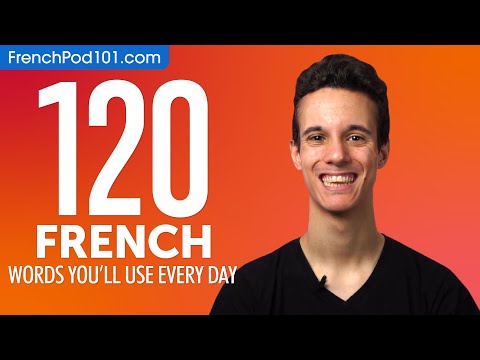 120 French Words You'll Use Every Day - Basic Vocabulary #52