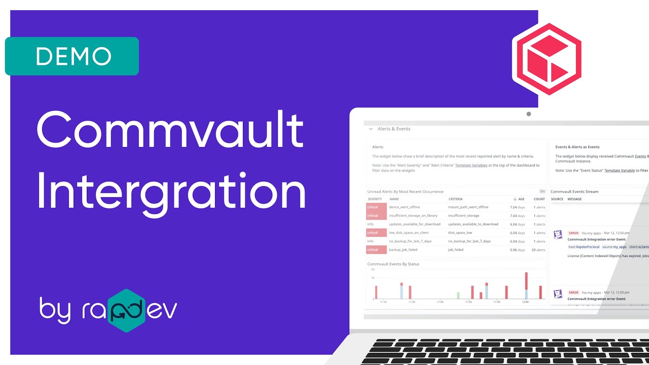 Commvault by RapDev | Datadog Integrations