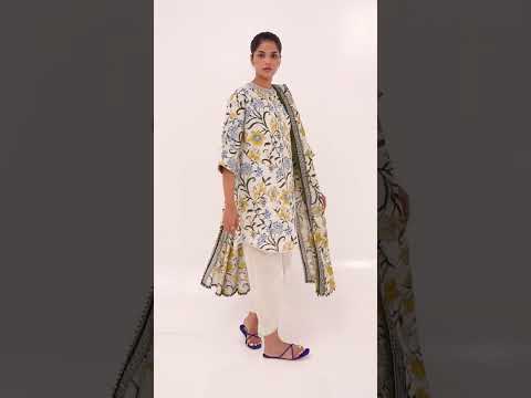 Mahay by Sana Safinaz Rotary Printed Slub Unstitched 2Pc Suit D-17B
