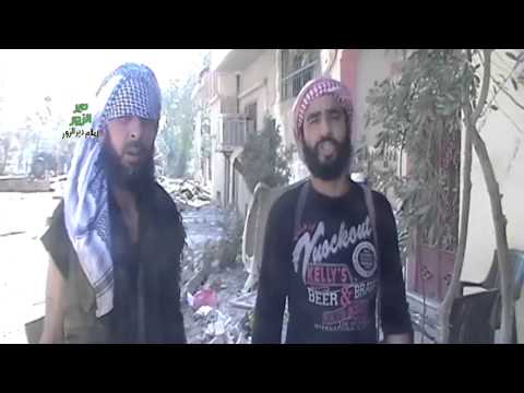 لقاء مع عناصر الجيش الحر المرابطين في حي الصناعة دير الزور