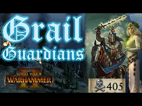 TANK CAVALRY: Grail Guardians - Bretonnia vs Vampire Counts // Total War: WARHAMMER II MP Battle