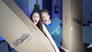 Video thumbnail for D'ANGELICO SENT US 2!! GUITARS?? -- DOUBLE GUITAR UNBOXING! by Andrea Silvestro