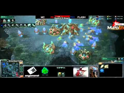 Flash vs MC - StarCraft 2 - OSL