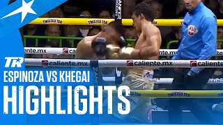 Rafael Espinoza vs Arnold Khegai | Corner Stoppage Win & Fight Highlights