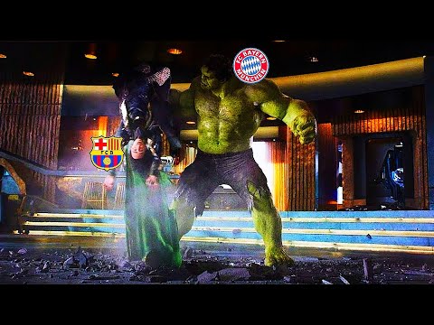 Bayern(Hulk) vs Barcelona (Loki) ,Barca crushed by Bayern