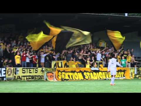 BVB Ultras machen beim Testspiel Lüner SV vs. Borussia Dortmund II ordentlich Stimmung