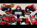 Large Fire Truck Transforming Robot BLAION Metal Cardbot W 블레이온