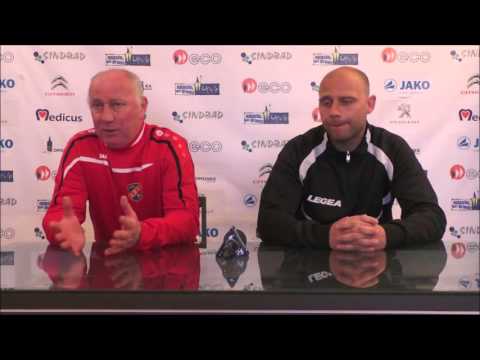 Odra Opole - LZS Piotrówka 6:2 - konferencja prasowa po meczu Pucharu Polski 2016 w regionie