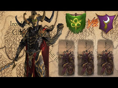 Nurgle Meets THE WITCH KING! Nurgle vs Dark Elves - Total War Warhammer 3