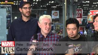 Various of Cartoon Network’s Amazing Talent Visit Marvel LIVE! at NYCC 2014