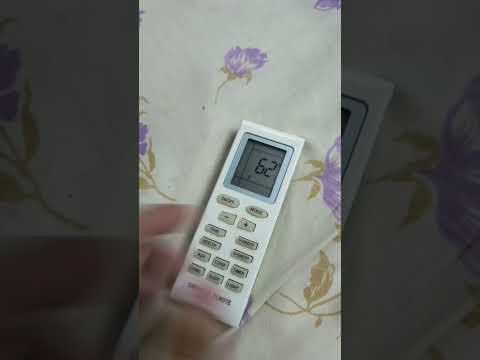 fahrenheit to celsius AC remote change. #fahrenheittocelcius  #acremote #remote #airconditioner