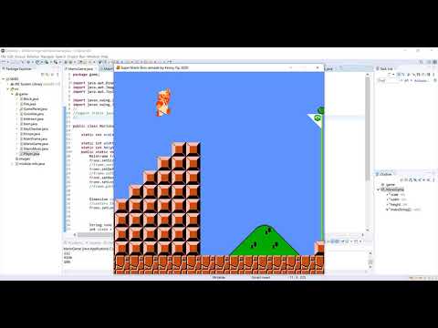 Super Mario Bros in Java Days 13 14 World 1 4 Complete